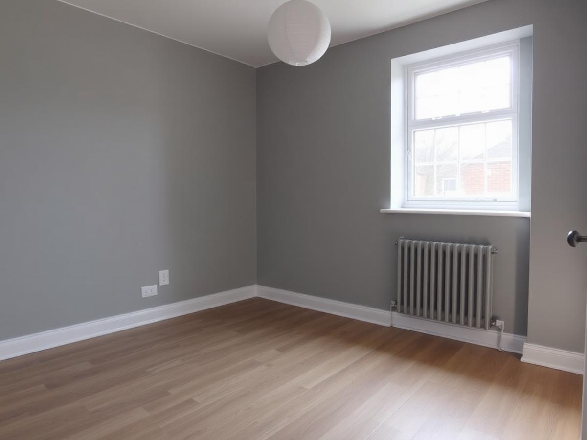 Freshly refurbished terrace interior